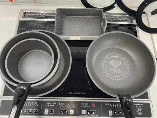 Bộ Nồi Iris Ohyama Kitchen Chef 12 Món Có Chống Dính Và 2 Tay Cầm Rời - Hình Ảnh 4