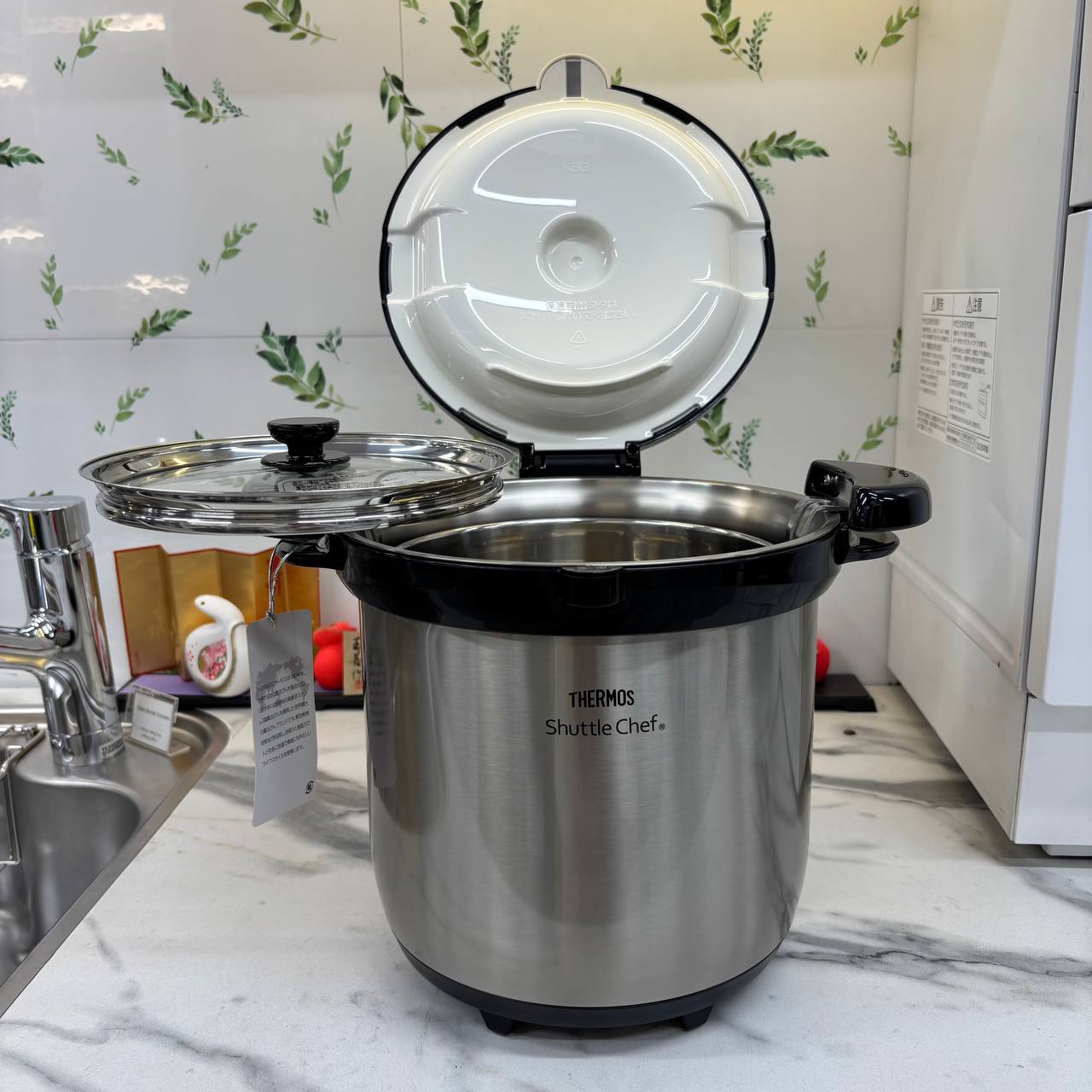 Nồi ủ Thermos KBG-4500( màu trắng bạc) dung tích 4.5 lít