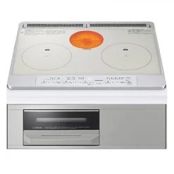 Bếp từ Hitachi HT-M60S (xám) mặt bếp rộng 60cm