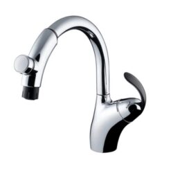 Vòi rửa bát TOTO TKN34PBTA có nút tắt mở tại đầu vòi