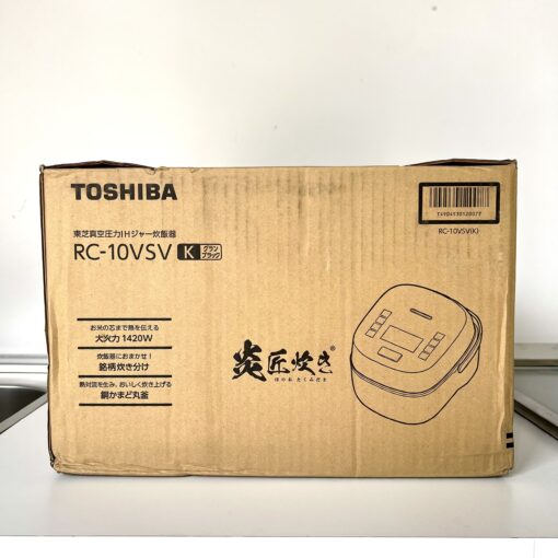 Nồi Cơm Điện Toshiba Rc-10Vsv-K (Màu Đen) Áp Suất Hút Chân Không - Hình Ảnh 2