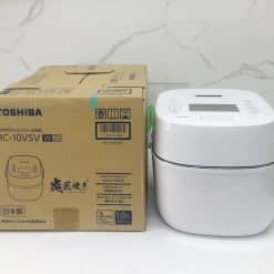 Nồi Cơm Toshiba Rc-10Vsv-W (Màu Trắng) Áp Suất Hút Chân Không