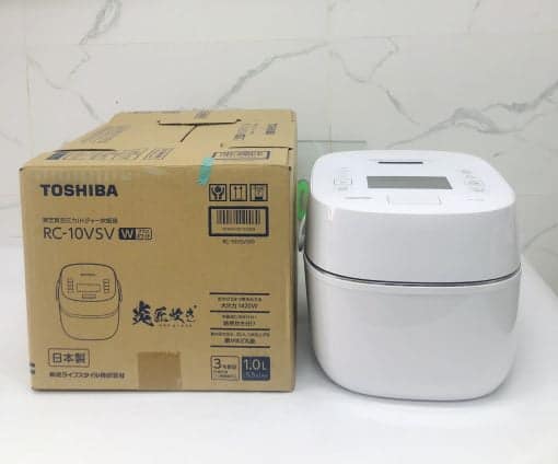 Nồi Cơm Toshiba Rc-10Vsv-W (Màu Trắng) Áp Suất Hút Chân Không - Hình Ảnh 3