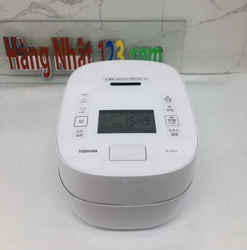 Nồi Cơm Toshiba Rc-10Vsv-W (Màu Trắng) Áp Suất Hút Chân Không - Hình Ảnh 5