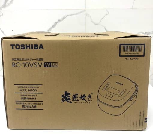 Nồi Cơm Toshiba Rc-10Vsv-W (Màu Trắng) Áp Suất Hút Chân Không