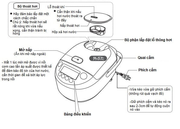 Nồi Cơm Điện Zojirushi Np-Zu18-Td