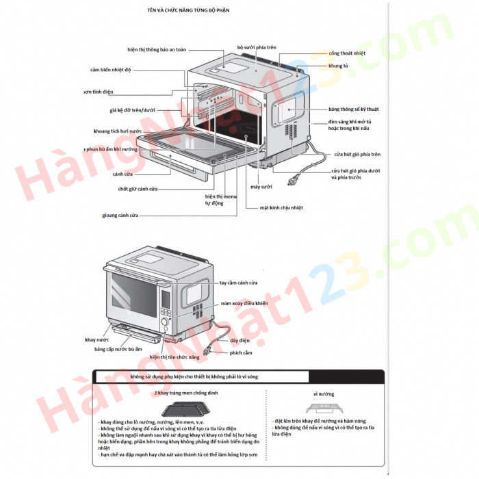 Hướng Dẫn Sử Dụng Lò Vi Sóng Toshiba Er-Xd3000