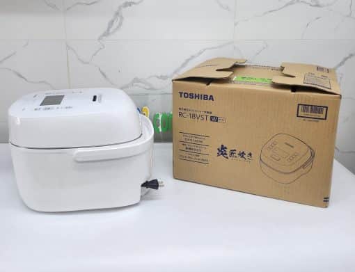 Nồi cơm toshiba rc-18vst-w áp suất và hút chân không