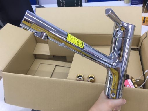 Vòi rửa nhà bếp toto tks05305j chức năng kéo dài đầu vòi và eco tiết kiệm nước