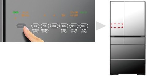 Tủ Lạnh Hitachi R-Wx62K Dung Tích 620L Hút Chân Không Cửa Trợ Lực