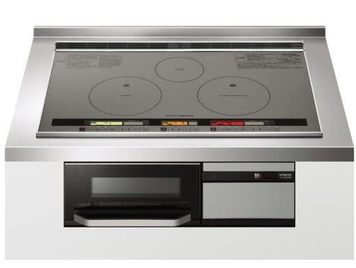 Bếp từ hitachi ht-j200htwf size 75cm với 2 bếp từ ih 1 bếp all metal và 1 lò nướng