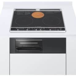 Bếp từ Hitachi HT-K6K với hai bếp từ một bếp hồng ngoại và lò nướng