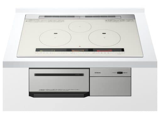 Bếp từ hitachi ht-m8stwf 3 bếp từ cảm ứng viền mỏng