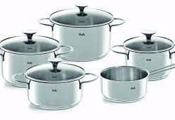 Bộ Nồi Fissler 9 Món Cao Cấp 5 Nồi Thiết Kế Thép Không Gỉ