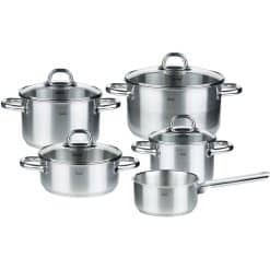 Bộ xoong nồi Fissler Korfu gồm có 5 chiếc