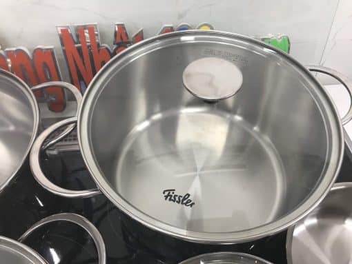 Bộ Nồi Fissler 9 Món Cao Cấp 5 Nồi Thiết Kế Thép Không Gỉ