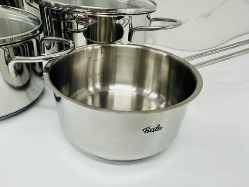 Bộ Nồi Fissler 9 Món Cao Cấp 5 Nồi Thiết Kế Thép Không Gỉ