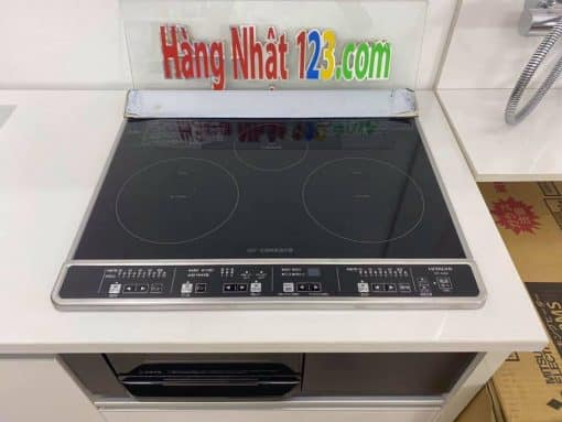 Bếp Từ Hitachi Ht-K6K Với Hai Bếp Từ Một Bếp Hồng Ngoại Và Lò Nướng