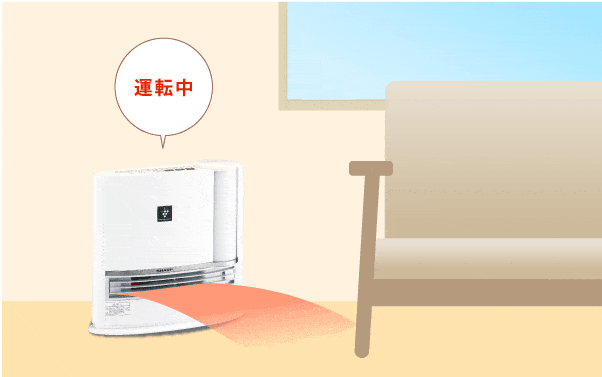 Máy Sưởi Gốm Tạo Ẩm Sharp Hx-L120-W (Màu Trắng) Bù Ẩm