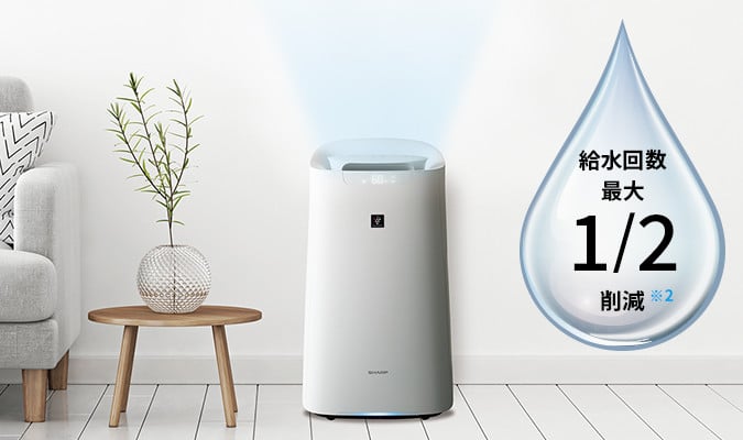 Máy Lọc Không Khí Sharp Ki-Lx75-W (Màu Trắng) Bù Ẩm