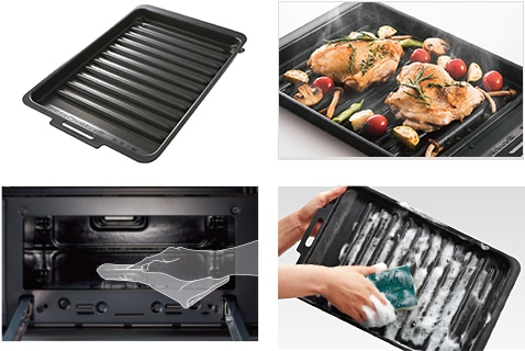 Lò Nướng Thiết Kế Đặc Biệt Để Dễ Dàng Vệ Sinh