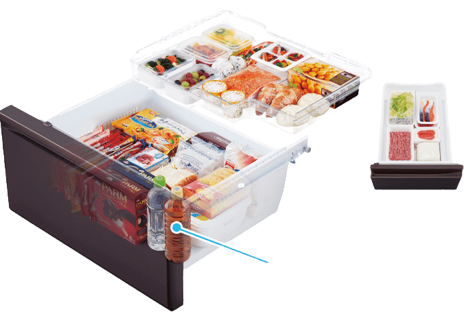 Tủ Lạnh Mitsubishi Mr-Wxd70G-Xt (Màu Nâu) 700L