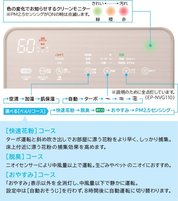 Máy Lọc Không Khí Hitachi Ep-Nvg90 Nội Địa Nhật