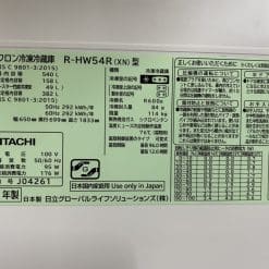 Tủ Lạnh Hitachi R-Hw54R-Xn Nội Địa Nhật