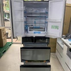 Tủ Lạnh Hitachi R-Kx57N-X 567L Đen Gương Có Ngăn Cấp Đông Mềm