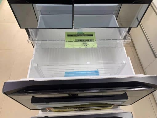 Tủ lạnh hitachi r-kx57n-x 567l đen gương có ngăn cấp đông mềm