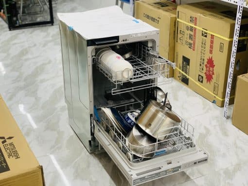 Máy rửa bát âm tủ với cửa mở trước rinnai rsw-s402c nội địa nhật bản