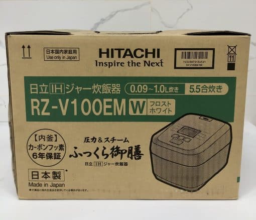 Nồi Cơm Hitachi Rz-V100Em Nội Địa Nhật Bản Có Áp Suất Hơi Nước