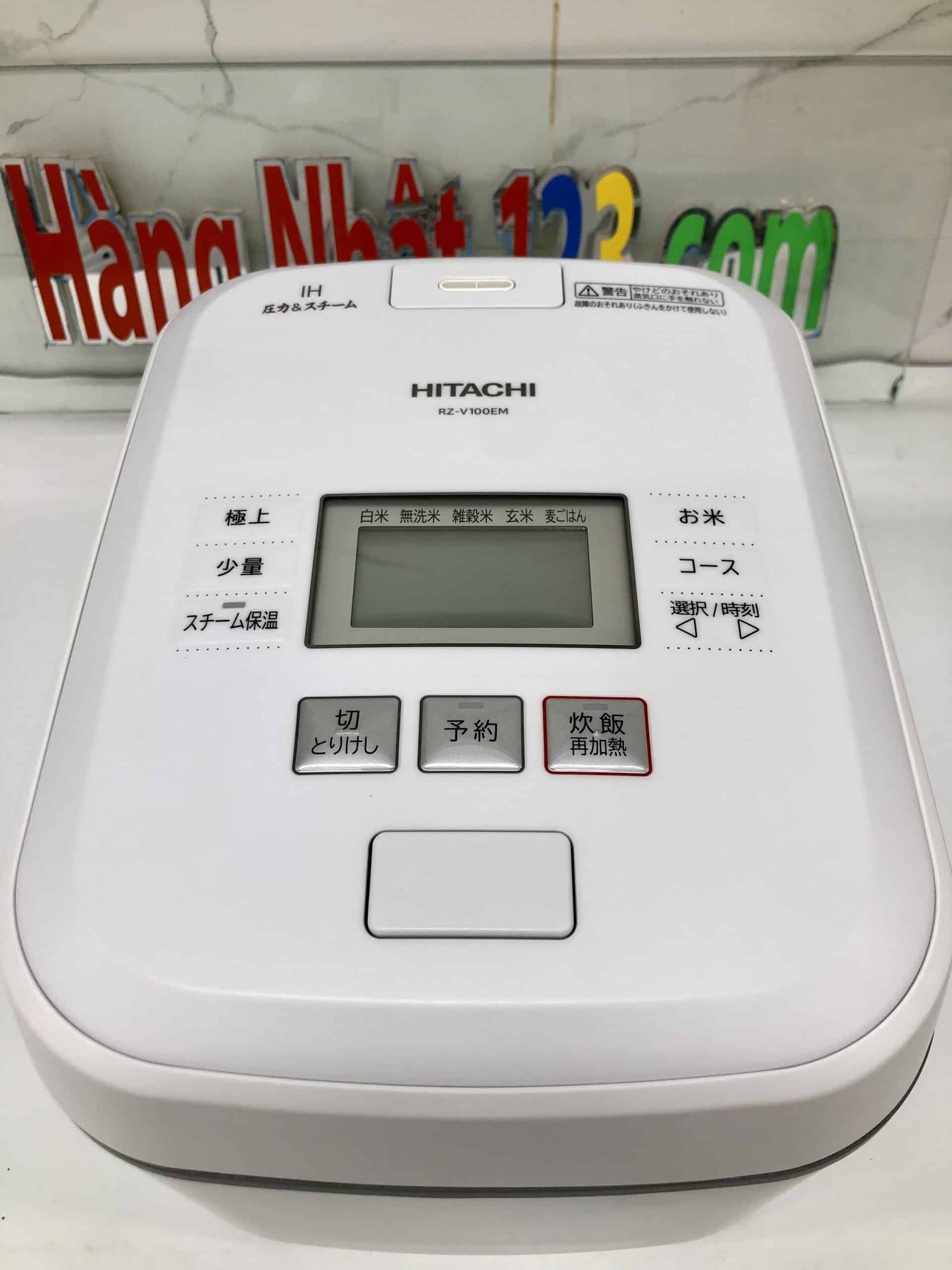 Nồi cơm Hitachi RZ-V100EM dung tích 1 lít có áp suất