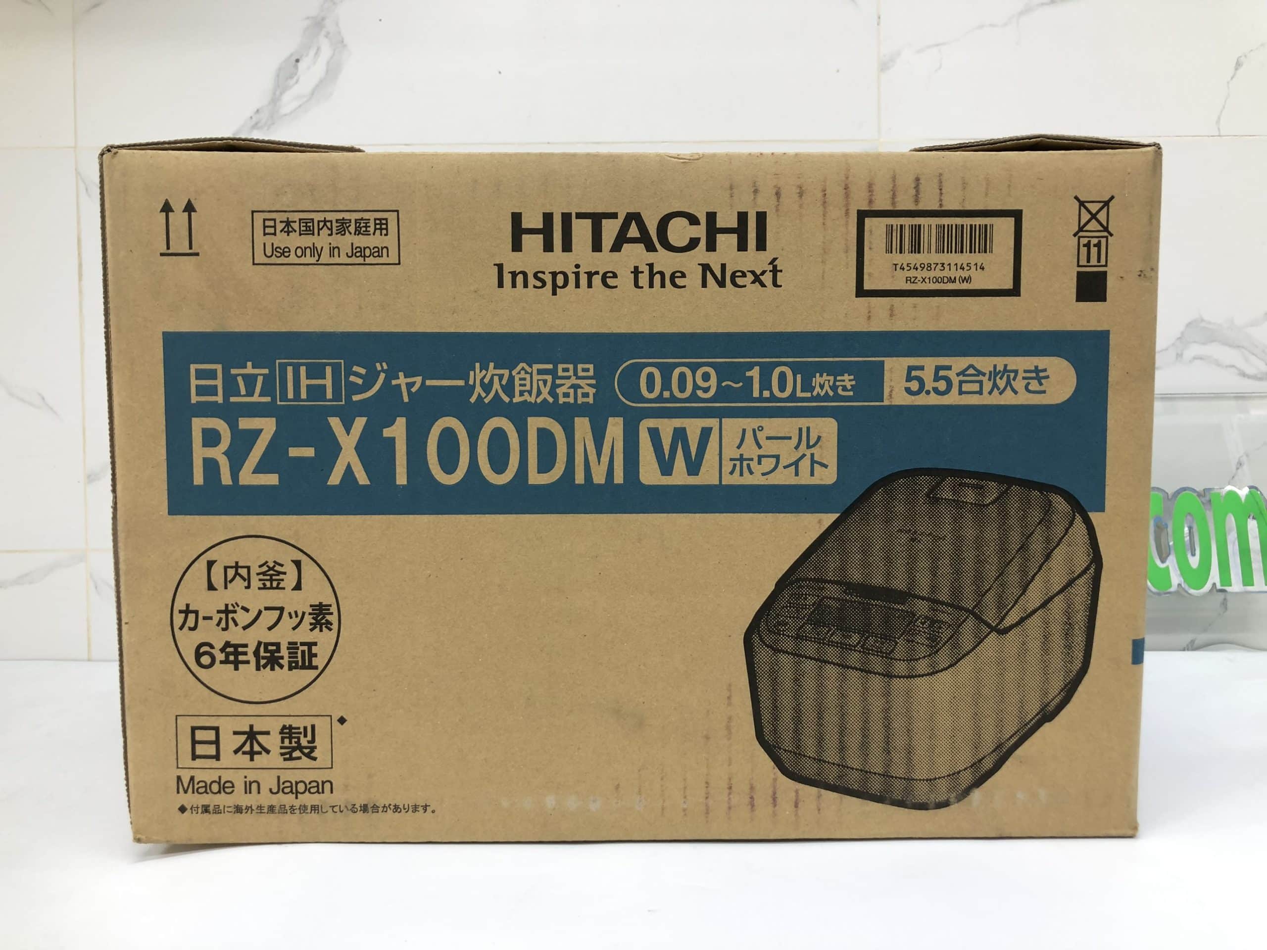 Nồi cơm Hitachi RZ-X100DM dung tích 1 lít có áp suất