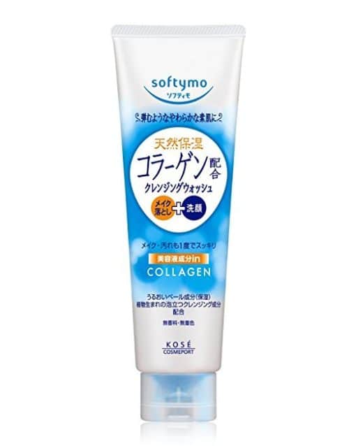 Sữa rửa mặt kosé softymo collagen dưỡng ẩm phù hợp với da dầu (xanh)