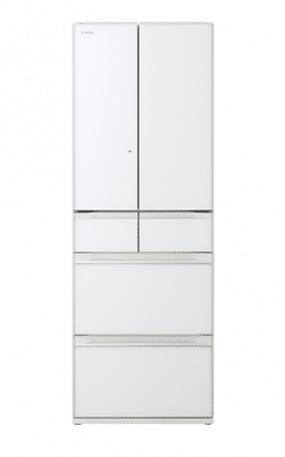 Tủ lạnh hitachi r-hw52n với thiết kế 6 cửa gương kính và có ngăn cấp đông mềm