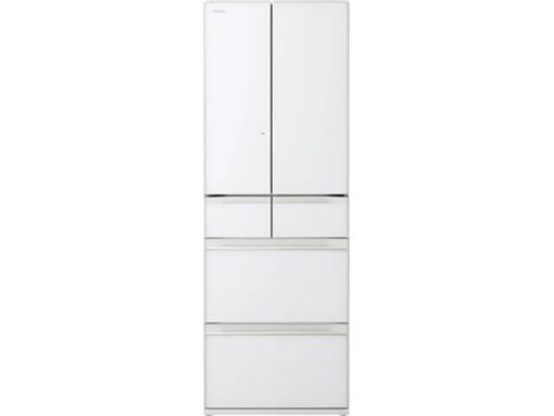 Tủ Lạnh Hitachi R-Hw54N (Màu Trắng) Với Thiết Kế 6 Cửa Gương Kính Và Có Ngăn Cấp Đông Mềm