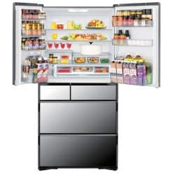 Tủ lạnh Hitachi R-WX74K dung tích 735L gồm 6 cánh gương