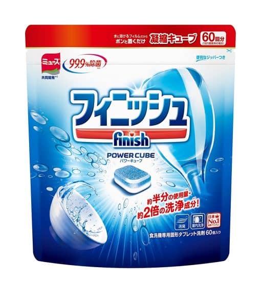 Viên rửa bát chén cho máy finish (72 viên) thể rắn