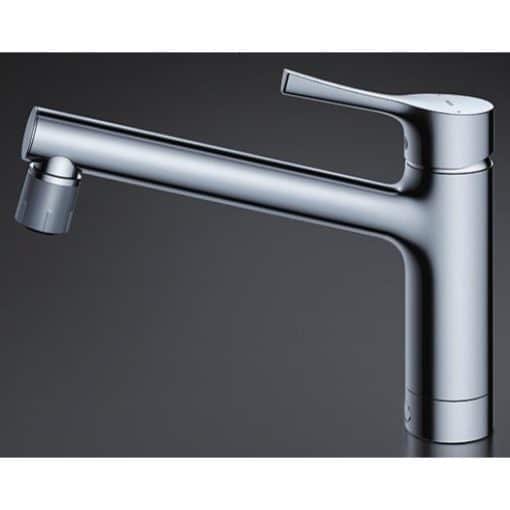 Vòi rửa bát nhà bếp toto tks05303j với khả năng điều khiển chế độ nước ngay tại đầu vòi