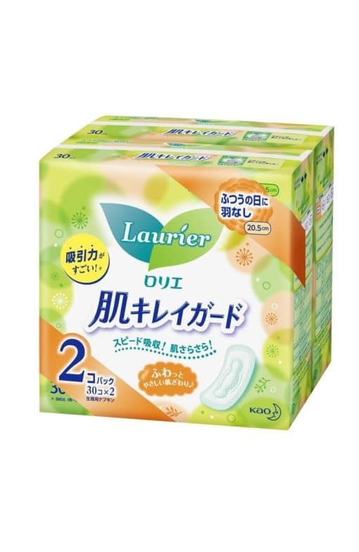 Băng Vệ Sinh Lauríer Không Cánh Loại 60 Miếng Thấm Hút Siêu Nhanh