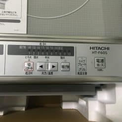 Bếp Từ Hitachi Ht-F60S Hai Bếp Từ, Một Bếp Hồng Ngoại, Một Lò Nướng, Màu Silver