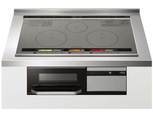 Bếp từ hitachi ht-j100htwf với ba bếp từ ih và lò nướng