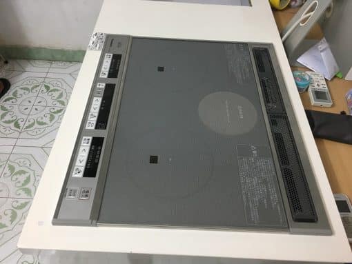 Bếp từ panasonic kz-f32ast hai từ một hồng ngoại có nướng mặt kính cao cấp