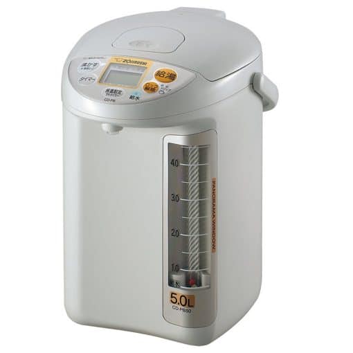 Bình thủy đun nước zujirushi dung tích 5l màu trắng cd-pb50-ha