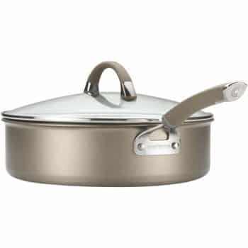 Bộ xoong nồi 13 piece CIRCULON có chống dính siêu bền màu socola được thiết kế từ không gỉ