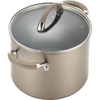 Bộ xoong nồi 13 piece CIRCULON có chống dính siêu bền màu socola được thiết kế từ không gỉ