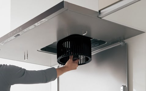 Hút mùi nhà bếp Panasonic FY-7HGC4-S (màu xám) kiêm khử mùi loại 75CM