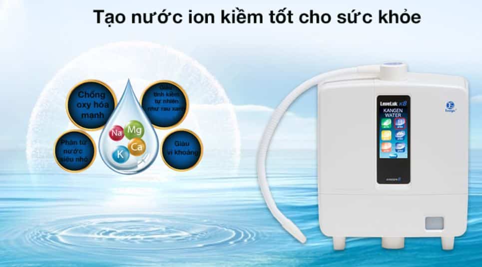 Máy Lọc Nước Ion Kiềm Kangen Leveluk K8