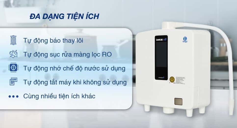 Máy Lọc Nước Ion Kiềm Kangen Leveluk K8